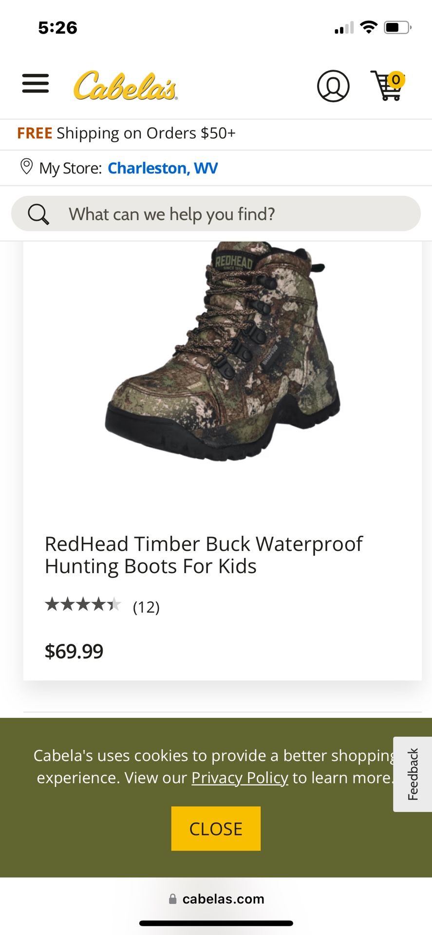 Kids hunting/hiking Boots