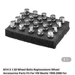 M14 x 1.50 Wheel Bolts Replacement Wheel Accessories Parts Fit for VW And Mercedes 