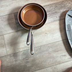 2 Rose Gold Pans