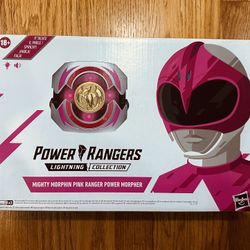 Mighty Morphin Power Rangers - Lightning Pink Ranger Morpher -  NEW