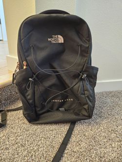 North Face Backpack, black/rose gold