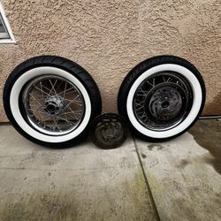 2007 Road King Stock Wheels And Back Rest