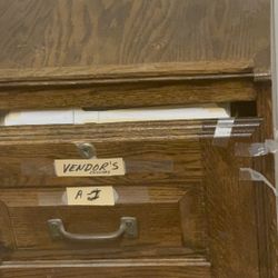 Wooden Filling Cabinet
