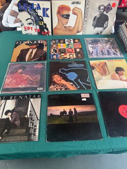 12 Vinyl records 1980’s