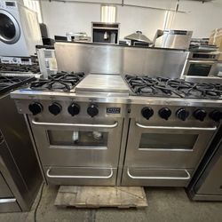48” Five Star Gas Range Stainless Steel 