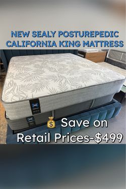 NEW SEALY POSTUREPEDIC CALIFORNIA KING MATTRESS