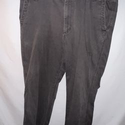 Mens 40x28 Old Navy Loose Gray Khakis Khaki Pants 