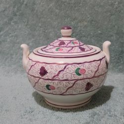 Wedgwood Of Etruria & Barlaston T455 M Strawberry Grapes Sugar Pot England.