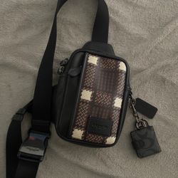 Coach Edge L Pack Plaid 