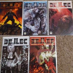 Dellec Comic Mwtal Fabricator Family Man Super Hero Motorbike