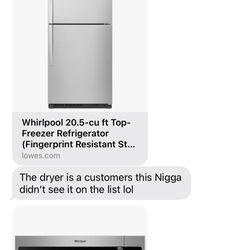Refrigerator  and Microwave 