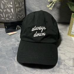 Always Down Black PINK hat