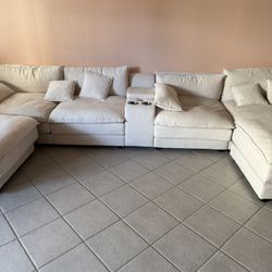Sectional Sofa Cream Color 