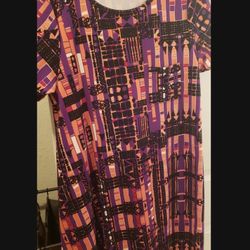 Lularoe carly Dress size L. (great As Maternity Dress)