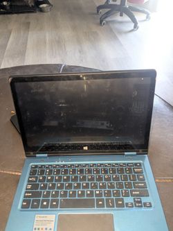 Gateway laptop. Blue electronics