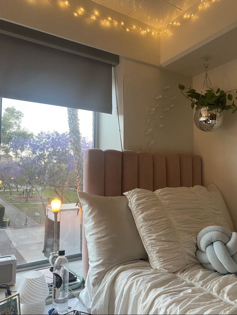 Pottery Barn Dorm Faux Headboard— Perfect for College Students!