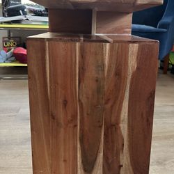 Wood Side Table