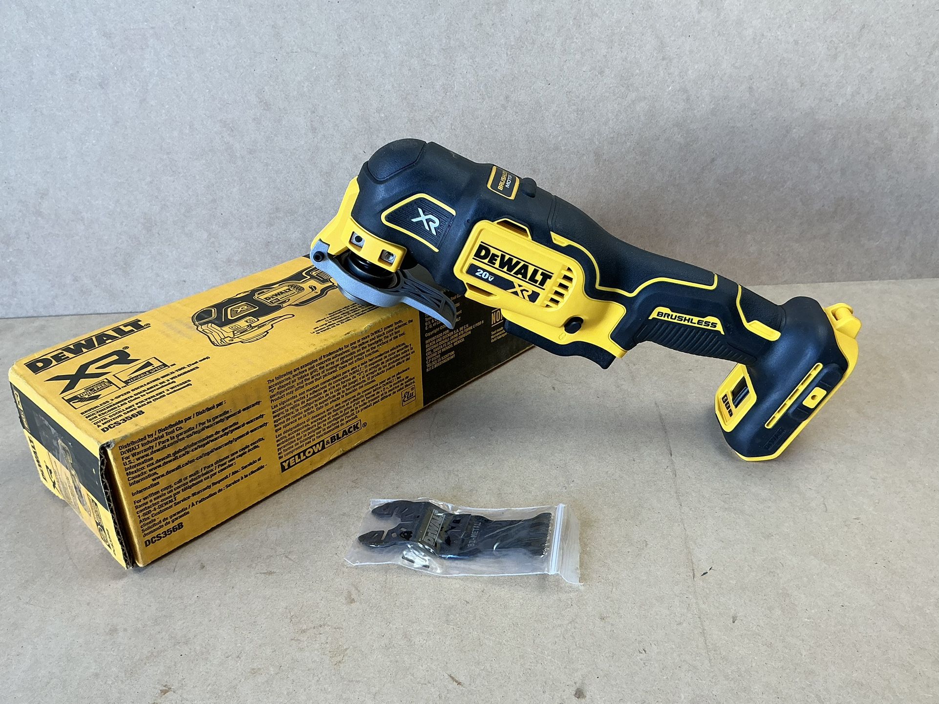 DEWALT 20V MAX XR Cordless Brushless 3-Speed Oscillating Multi Tool (Tool Only)