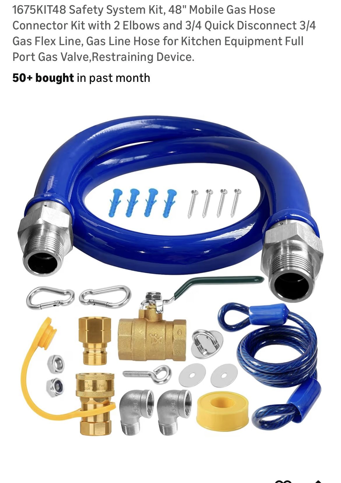 New Mobile Gas safety system valve 48