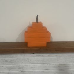 Handmade Wooden Pumpkin 
