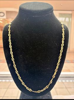 Mariner chain 4mm 14k