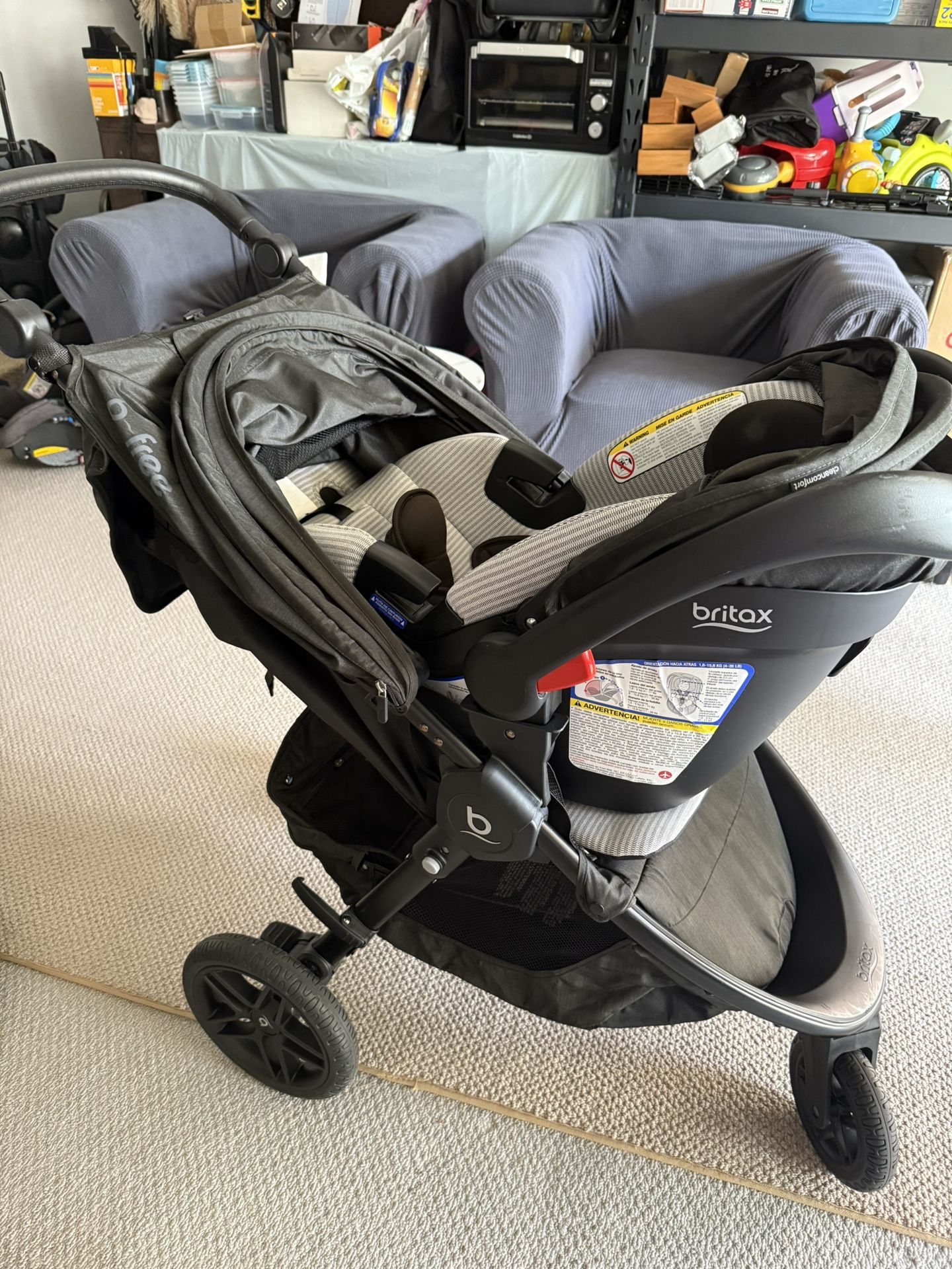 Britax B-Free Premium & B-Safe Gen2 Flexfit + Travel System