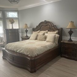 Bedroom Set With Fireplace