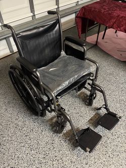 Black wheel chair