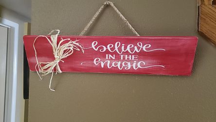 Handmade Farmhouse Christmas Sign