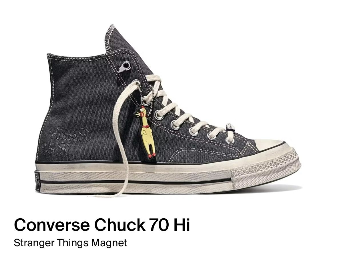 Converse Chuck 70 Hi Stranger Things Magnet Size 10M