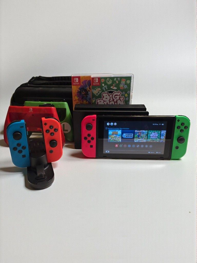 Nintendo Switch Bundle - Excellent Condition - Everything Included