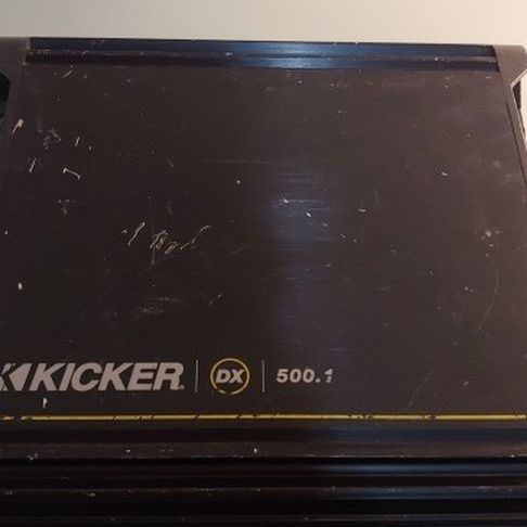 Kicker DX500.1 Class D Mono Amplifier 1 Ohm Stable 500 Watts RMS
