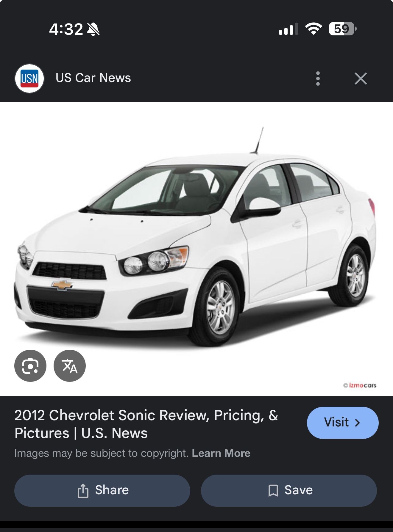 2012 Chevrolet Sonic