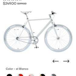 White THE SINGLE SPEED Solé Bicycle 