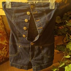 Halter/short romper size s