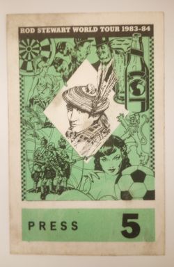 Rod Stewart Press Pass