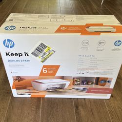 NEW HP DeskJet 2742e Color Printer Scanner Copier
