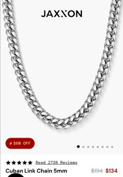 Cuban link chain 5mm
