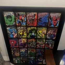 MARVEL COMIC FRAMED COLLECTABLE