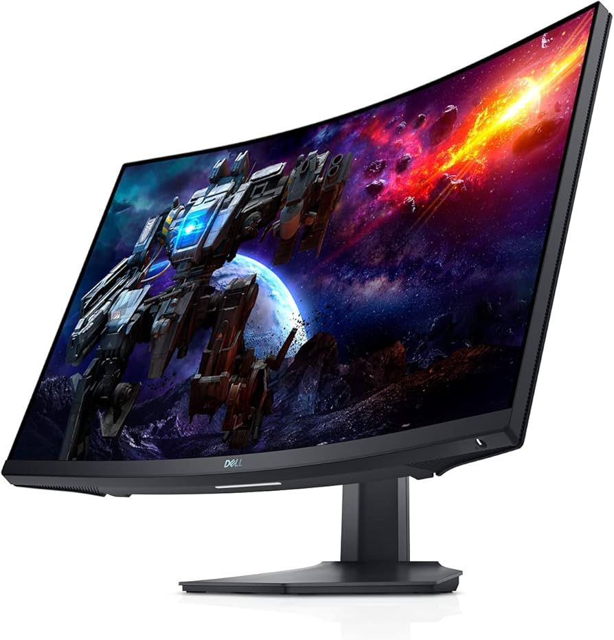 Dell S2722DGM 27-inch Curved Gaming Monitor 1500R Display, 165Hz, QHD 2560x1440