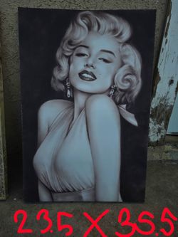 Marilyn Monroe Wall Art print on canvas Set of 3