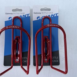 Giant Gateway Alloy Water Bottle Cages (2-Pack) New!
