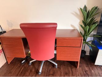 Office desk with chair