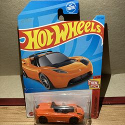 Hot Wheels / Tesla Roadster / Orange