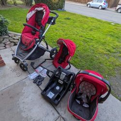 BRITAX Bready Single And Double Stroller With Carseat