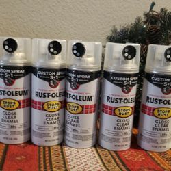 Clear Gloss Rustoleum  6 For 20.00 