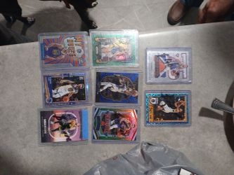 Lot of 8 steph curry cards all in plastic all mint or better