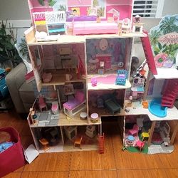 Barbie Doll House  5'  High X 56" W 
