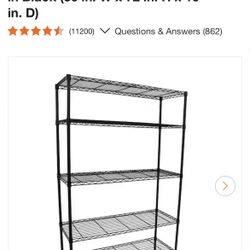 5 Tier Steel Storage Rack