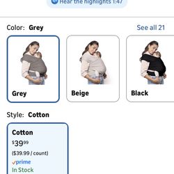 Boba Baby Wrap Carrier 